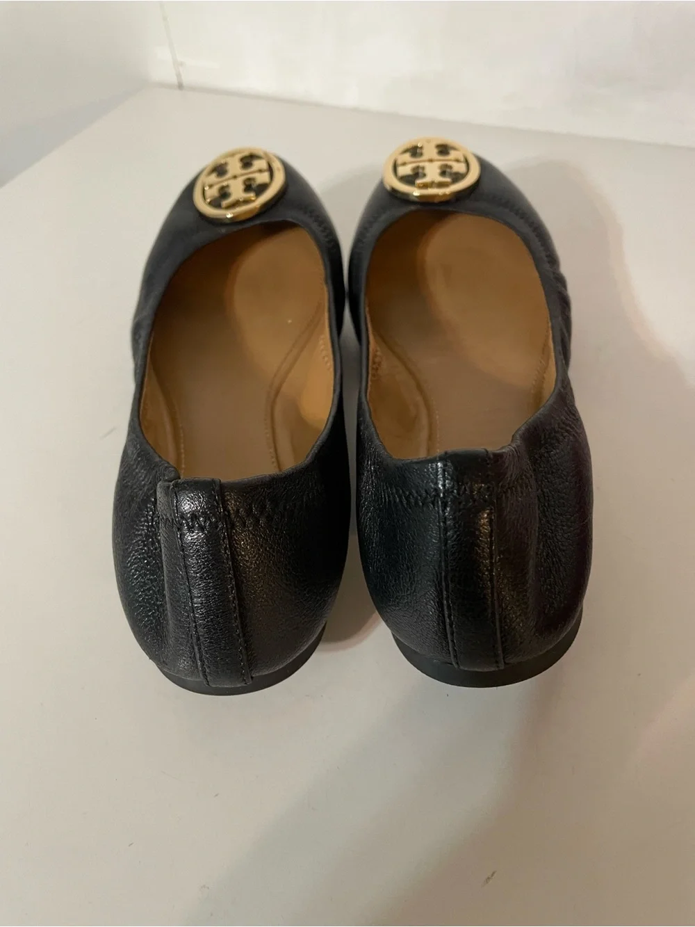 Tory Burch Benton Travel Ballet in Black